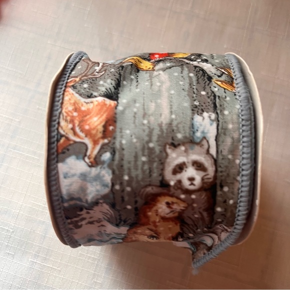 Holiday Craft Ribbon Bundle Wire ribbon velvet red 4” widelot; vintage hallmark - Picture 4 of 16